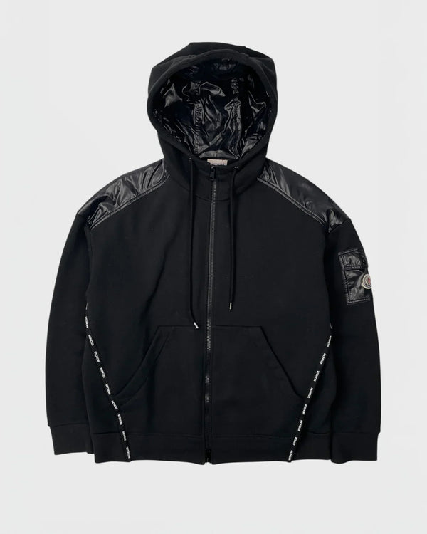 Moncler bi-matière veste à capuche