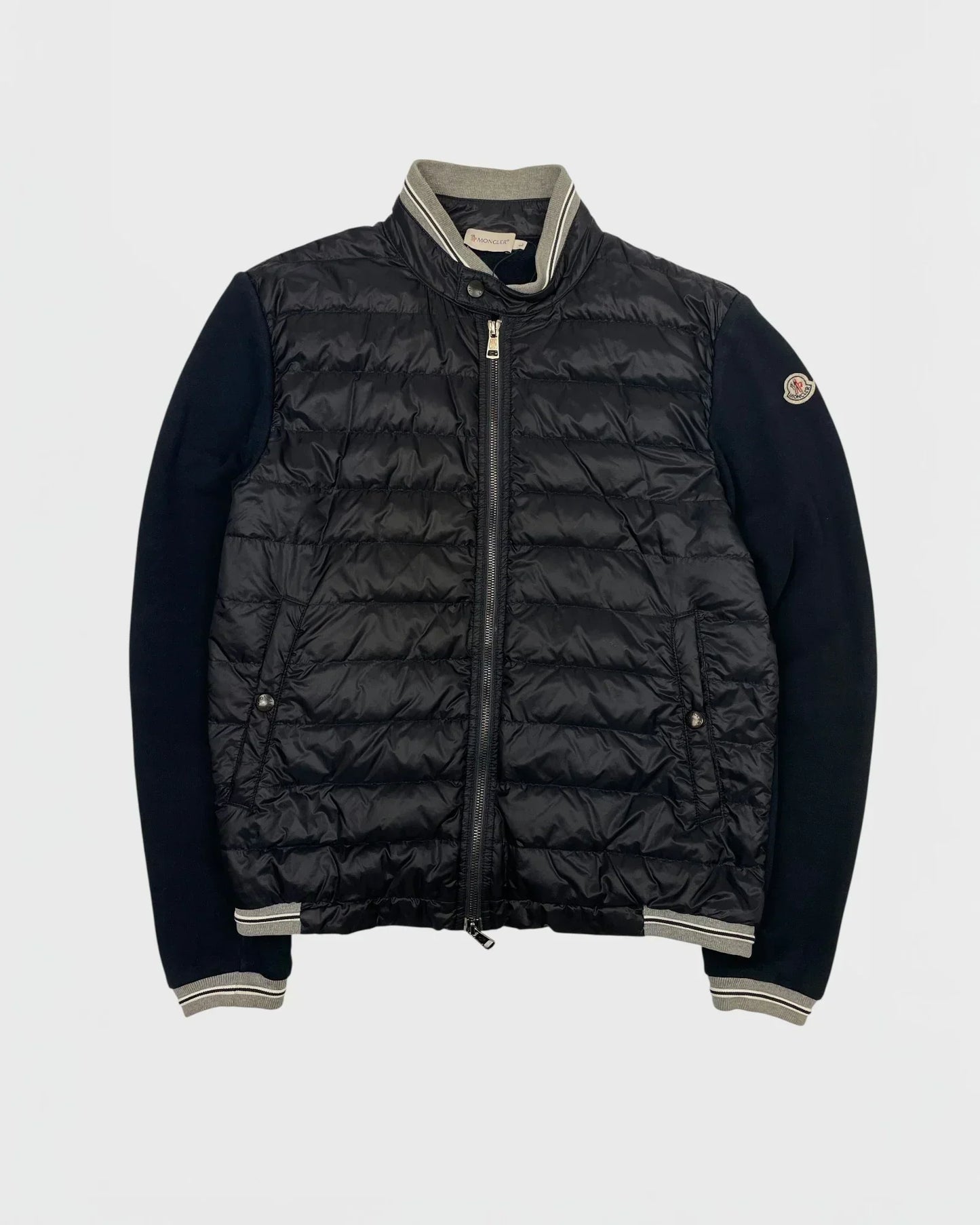 Moncler bi-matière doudoune