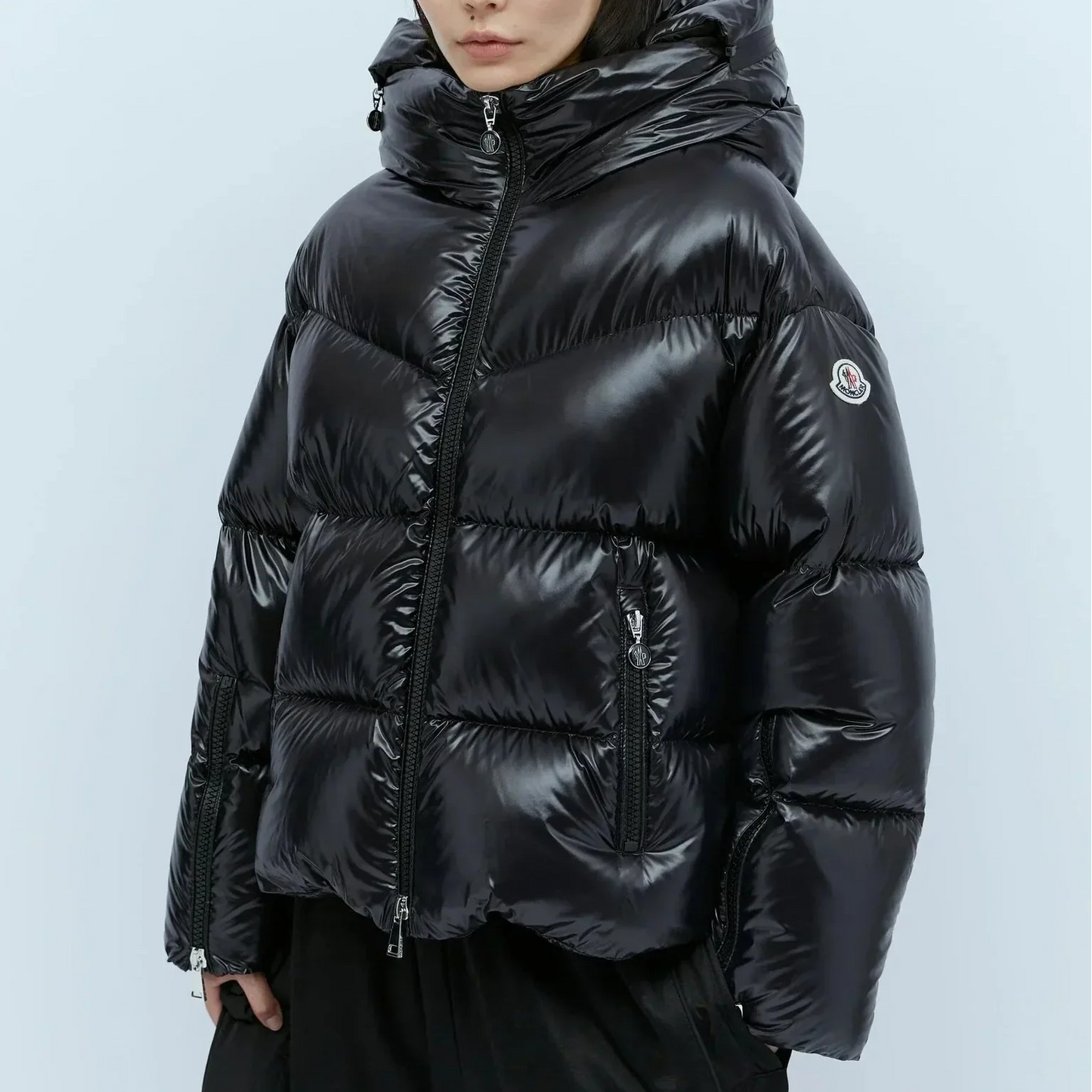Doudoune à Capuche Moncler Huppe
